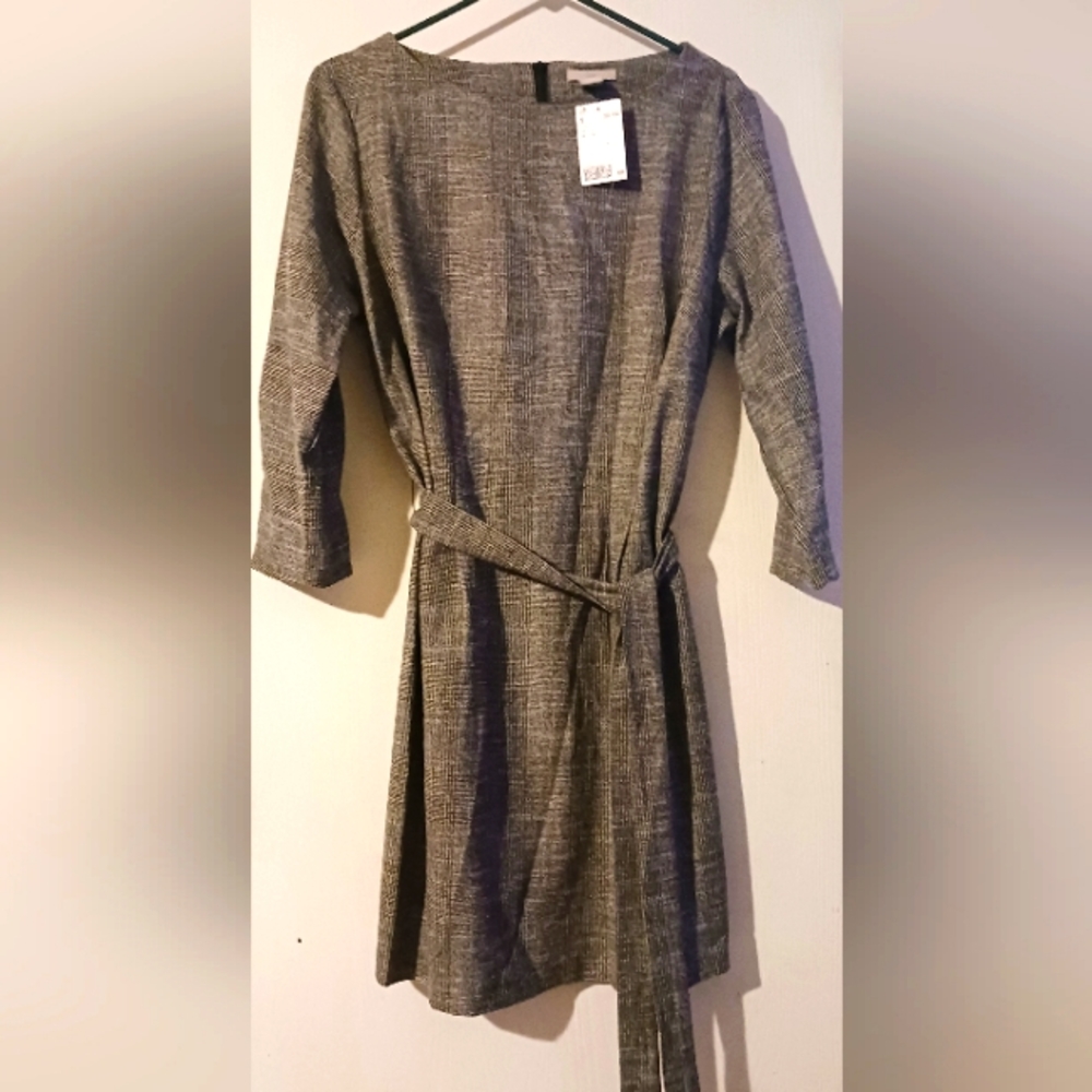 H&M Gray Dress NWT‎ sz. Large Fall